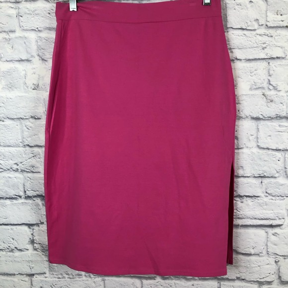 NWT Guess Collection Women's Pink Straight Skirt L - Picture 6 of 12